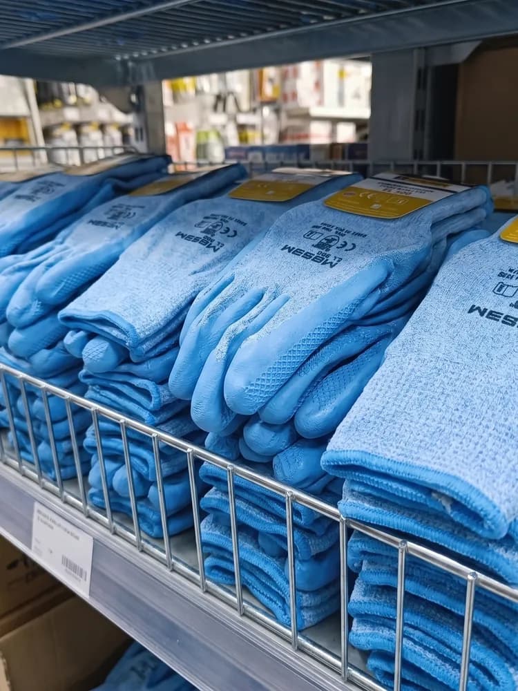EL 500 Comfort Mavi Nitril Kaplı İş Eldiveni - No:10 (XL) No:9 (L) Hassas Montaj ve Çok Amaçlı Çalışma Eldiveni